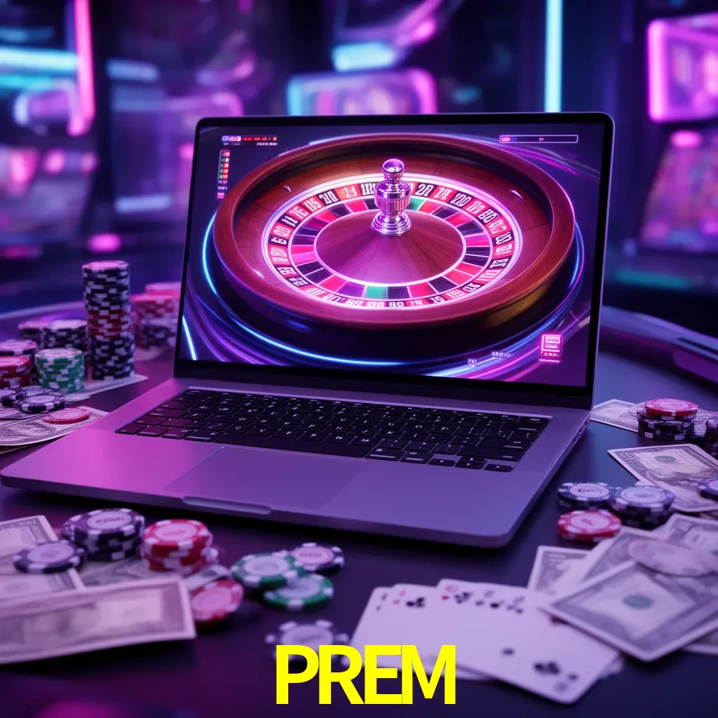 Centro móvil PREM con casino, cajero, bonos, app y acceso de cuenta para México